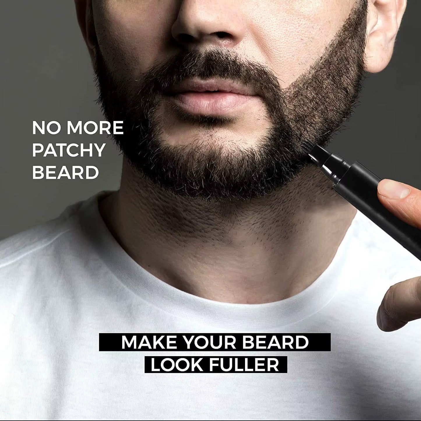 Customization Logo Available Hot Sale New Beard Pencil Filler Beard Pen Beard Filler Pencil with Brush