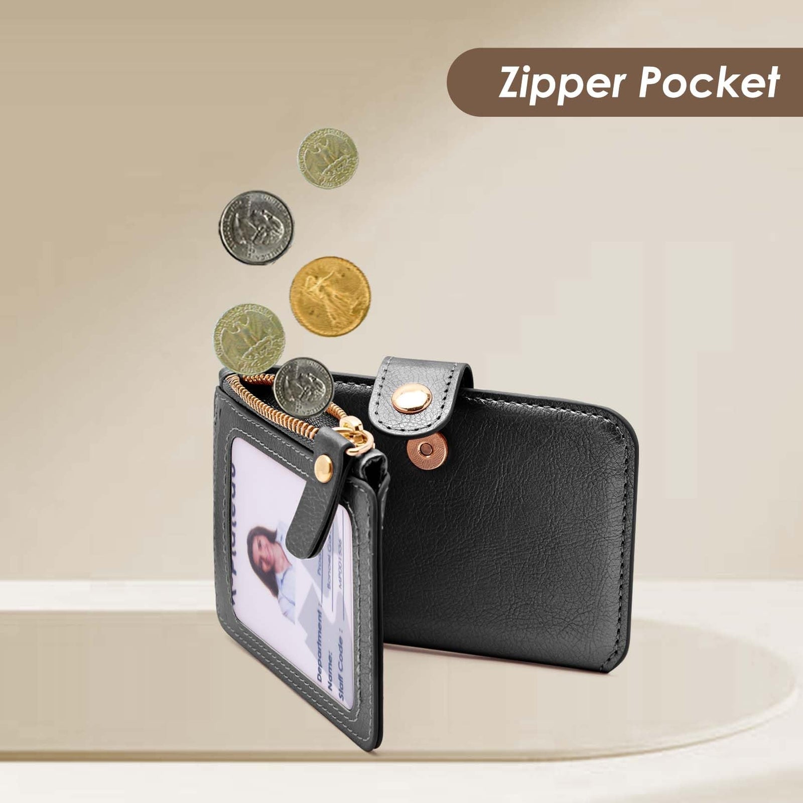 Mens RFID Blocking Leather Wallet Credit Card ID Holder